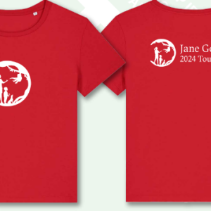 Jane Goodall Womens T Shirt Red